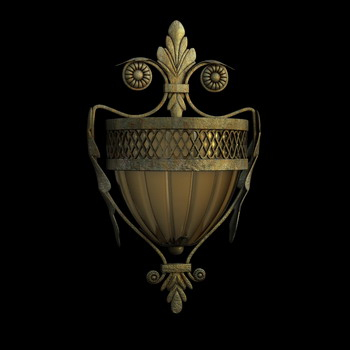 Europäische klassische Wandleuchte 3D-Modelle