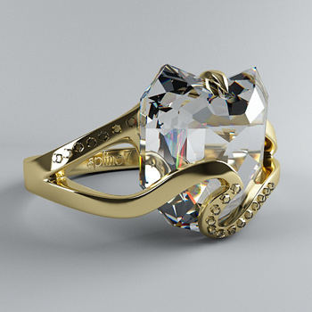 Fashion Diamond Ring 3D-Modelle