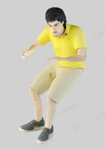 Männer etwas Fett Körperbau Modell