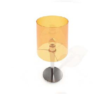 Orange kleine Tischlampe