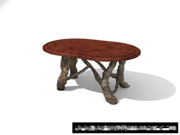 Schnitzereien Couchtisch 3D-Modell