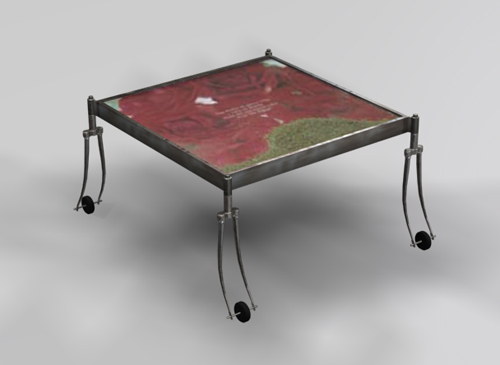 Alternative Persönlichkeit Schmiedeeisen Couchtisch 3D-Modell