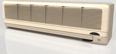 Yellow 3D-Modelle hängen rechteckigen Klimaanlage