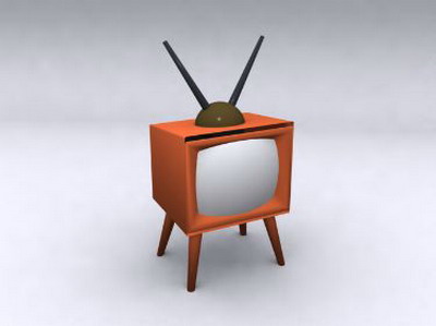 Vintage TV 3D-Modelle