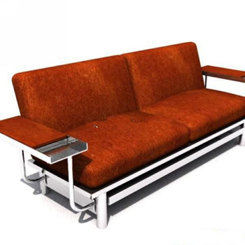 Brown Sofa und großzgige Menschen