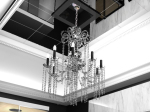 Stilvolle Kristall Vorhang Kristall-Lampen
