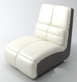 Moderne weißen Sofa Stuhl Modell