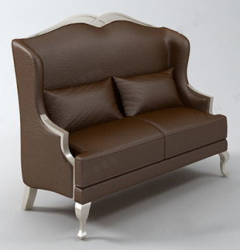 Moderne braune Sofa Stuhl Modell