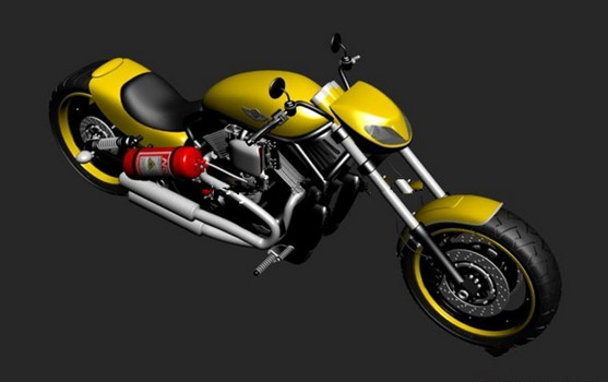 Harley-Davidson Motorrad 3d