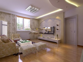 Einfache Wohnzimmer 3D-Modell