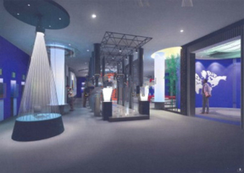 Halle 3D-Modell Design