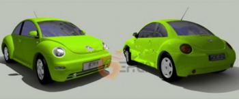 Grn 3d Modellautos