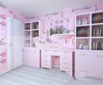 Warme Kinder-Bcherregal 3D-Modell