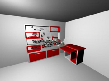 Kreative Schrank 3D-Modelle