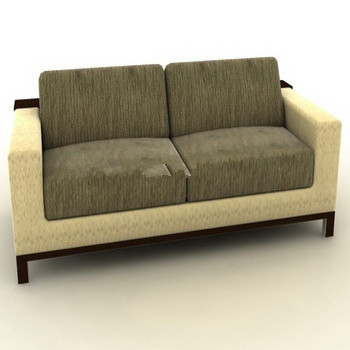 Einfache Doppel-Sofa-Modell