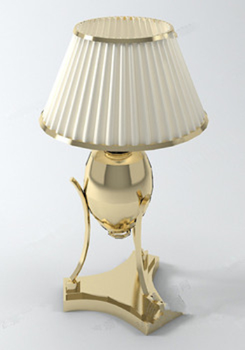 Weiße Luxus-Lampe Modell