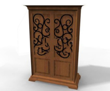 Antique wardrobe 3D-Modell