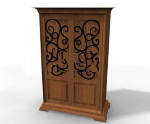 Antique wardrobe 3D-Modell