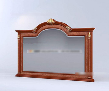 Europäische Fenster 3D-Modell