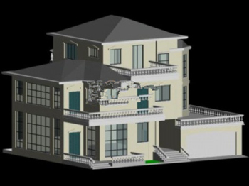 Villa gesamte Modell