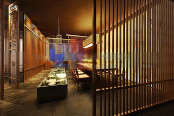 3D-Modell des klassischen-Restaurant