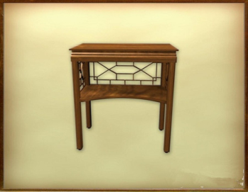 Retro Holztisch 3D-Modell