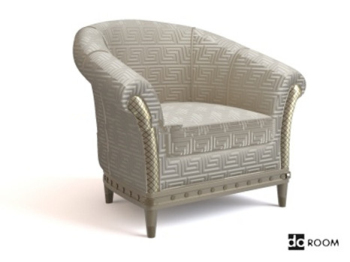 Silber Sessel 3D-Modell