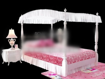 Kleine Prinzessin Bett 3D-Modell