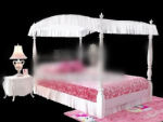 Kleine Prinzessin Bett 3D-Modell