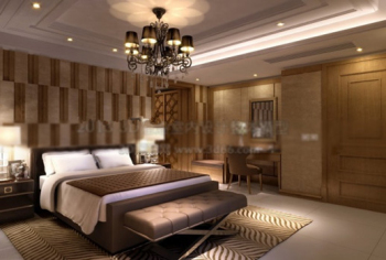 3D-Modell von Hotelzimmern