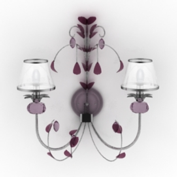 lila elegante Nachttischlampe Modelle
