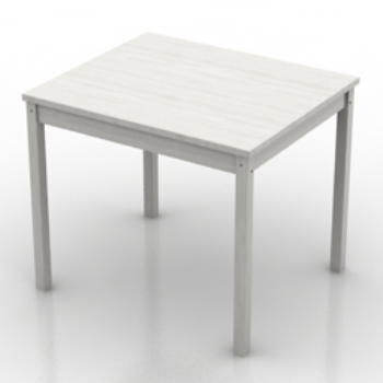 weiß Hocker Modell