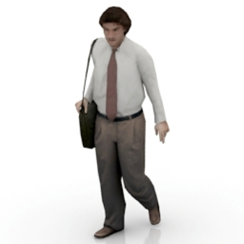 white-collar-Mann-Modell