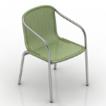 grnen Stuhl 3D-Modelle