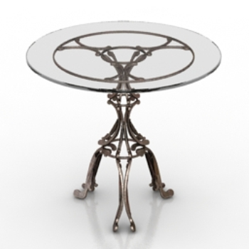 Europäische raffinierten Metallcouchtisch Modell