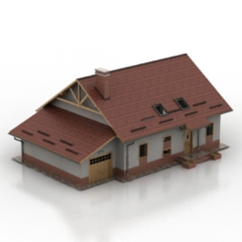 3D-Modell Kabinen