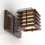Holzwände Wandleuchte Modell