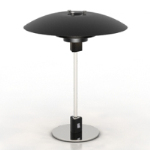 schwarze elegante Tischleuchte Modell