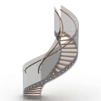 Europäische Modell Wendetreppe