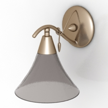 Retro Metall Wandleuchte 3D-Modelle