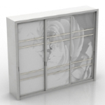 weiße Luxus Kleiderschrank Modell