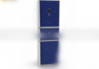 Blue 3D-Modell Khlschrank