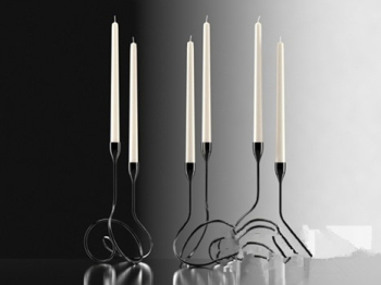 Romantisches Candle-Lampen 3D-Modell