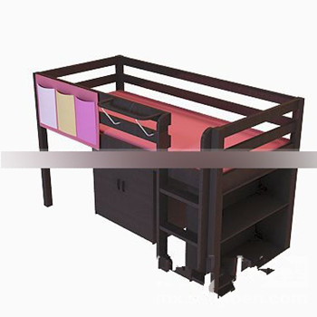 Etagenbett 3D-Modell