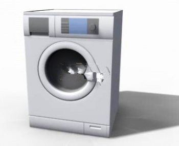 3D-Modell der Trommelwaschmaschine