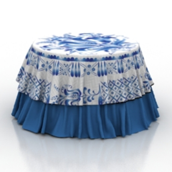 Blaue Blumentapete