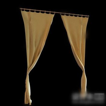 Einfaches Modell eines kleinen Fenstervorhänge