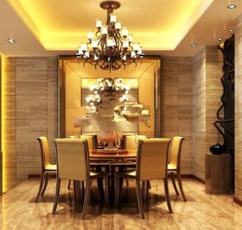 2014 neueste Luxus-Restaurant-Design-Modell