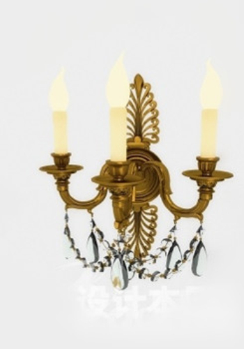 Gold-Lobby-Glas-Kronleuchter-Modell