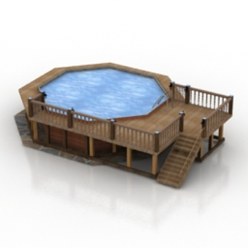 3D-Modell Pool